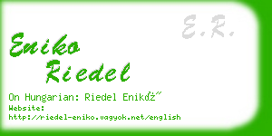 eniko riedel business card